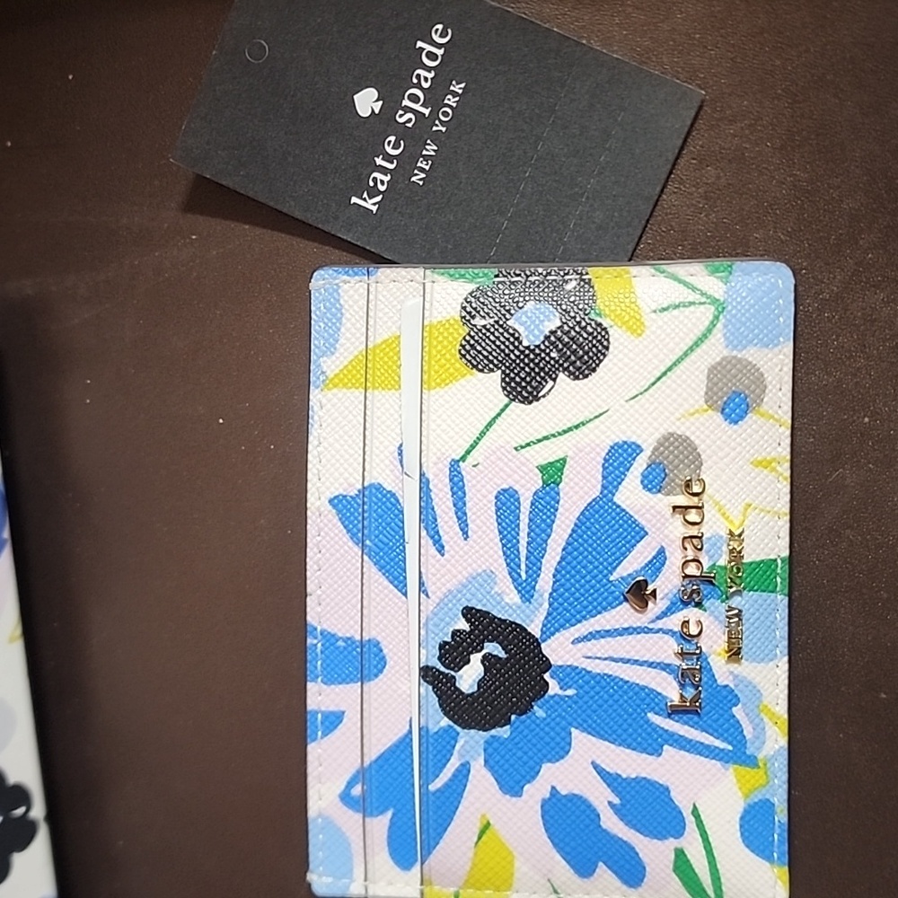 NIB Kate Spade Floral Card Holder - Picture 7 of 8